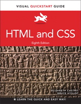 "HTML and CSS, Eight Edition: Visual QuickStart Guide book cover